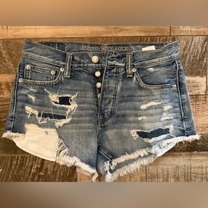 American Eagle Denim Shorts Size 2